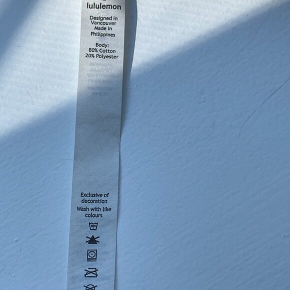 Lululemon Velour Warm Crew Crop Sweatshirt Size 8 - Picture 4 of 4